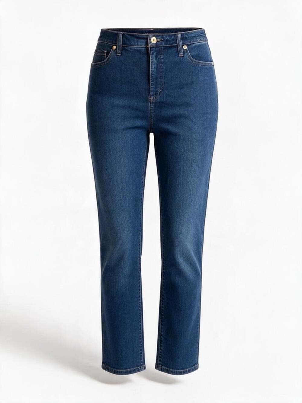 I.N.C. International Concepts Womens 10 High Rise Straight Jeans Dark Indigo NWT